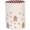 Clayre & Eef Koš na pečivo CGM50 15x16 cm béžovo-hnědý