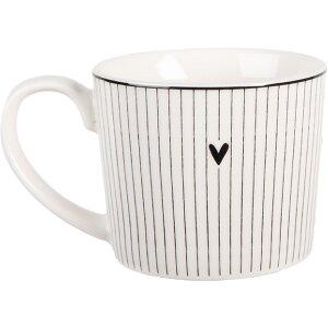 Clayre & Eef Hrnek 12x8x7 cm / 275 ml Porcelán