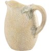 Clayre & Eef Dekorační džbán 20x15x20 cm žlutozelený