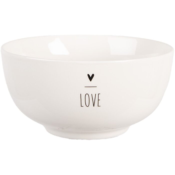 Clayre & Eef Miska Ø 14x7 cm / 500 ml Porcelán
