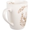 Clayre & Eef GTWMU Hrnek 12x8x10 cm 350 ml Béžovo-hnědý
