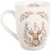 Clayre & Eef GTWMU Hrnek 12x8x10 cm 350 ml Béžovo-hnědý