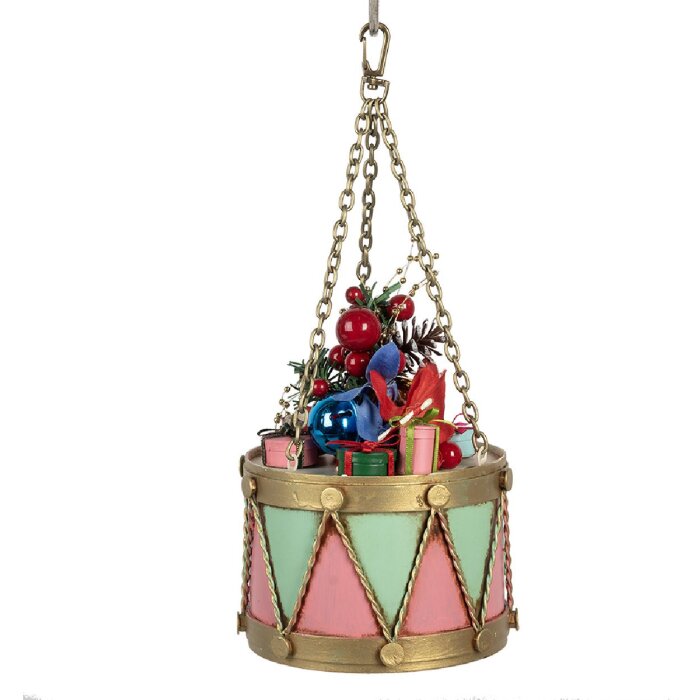Clayre & Eef 6Y5865P Dekorace Bubínek Ø 12x16/27 cm Růžová