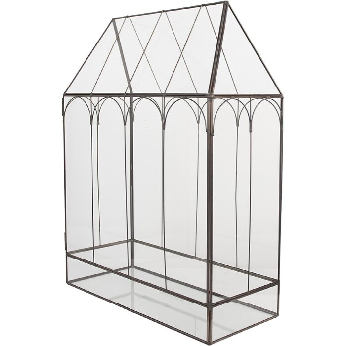 Clayre & Eef Mini Skleník 35x15x46 cm – Dekorativní