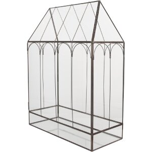 Clayre & Eef Mini Skleník 35x15x46 cm –...