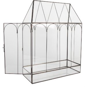 Clayre & Eef Mini Skleník 35x15x46 cm – Dekorativní