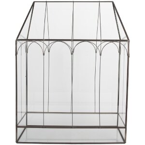 Clayre & Eef Mini Skleník 35x15x46 cm – Dekorativní
