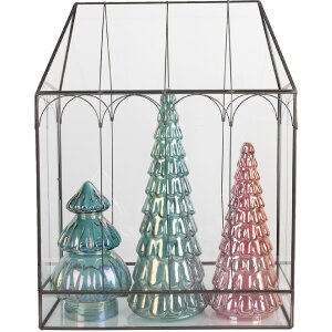 Clayre & Eef Mini Skleník 35x15x46 cm – Dekorativní