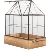 Clayre & Eef Mini skleník 26x17x32 cm - dekorativní