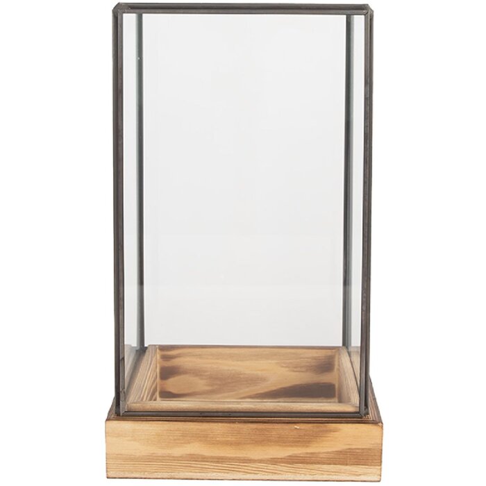 Clayre & Eef Mini skleník 14x14x24 cm - Vintage dekorace