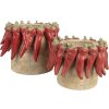 Clayre & Eef Květináč 6TE0579L 21x17 cm Terakota