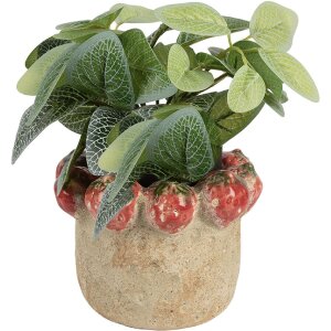 Clayre & Eef Květináč terakota průměr 15x11 cm