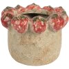 Clayre & Eef Květináč terakota průměr 15x11 cm