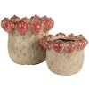 Clayre & Eef Květináč terakota průměr 15x11 cm