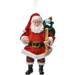 Clayre & Eef Dekorace závěsný Santa...