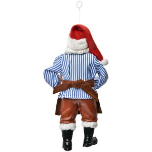 Clayre & Eef Dekorace Závěsný Santa Claus 10x6x17 cm