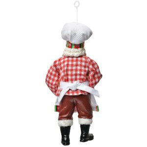 Clayre & Eef 66249 Závěsná Dekorace Santa Claus 9x6x17 cm
