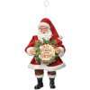 Clayre & Eef 66250 Dekorace Závěsný Santa Claus 10x6x17 cm