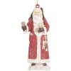 Clayre & Eef 6PR5533 Dekorace závěs Santa Claus 5x3x11 cm