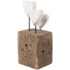 Clayre & Eef Dekorační Srdce 7x6x15 cm Dřevo