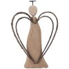 Clayre & Eef Dekorace Anděl 12x3x18 cm
