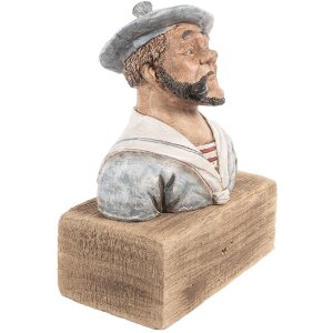 Clayre & Eef Dekorace Námořník 19x11x24 cm
