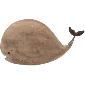 Clayre & Eef Dekorace Velryba 26x7x14 cm