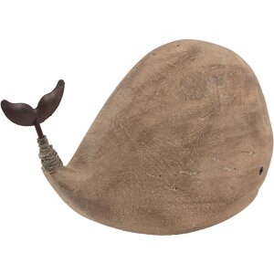 Clayre & Eef Dekorace Velryba 26x7x14 cm