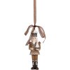 Clayre & Eef 6PR5390 Vánoční závěsná dekorace Louskáček 4x2x13 cm