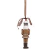 Clayre & Eef 6PR5390 Vánoční závěsná dekorace Louskáček 4x2x13 cm