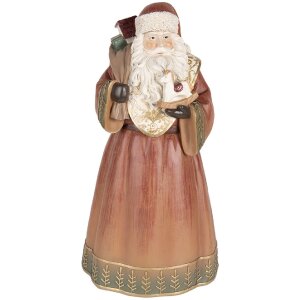 Clayre & Eef Dekorace Santa Claus 20x18x39 cm...