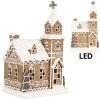 Clayre & Eef Dekorace Dům s LED 14x12x23 cm 3xAAA