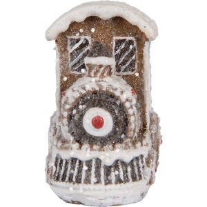 Clayre & Eef Dekorace Lokomotiva 5x3x5 cm