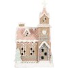 Clayre & Eef Dekorace Dům s LED 14x12x23 cm