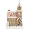 Clayre & Eef Dekorace Dům s LED 14x12x23 cm