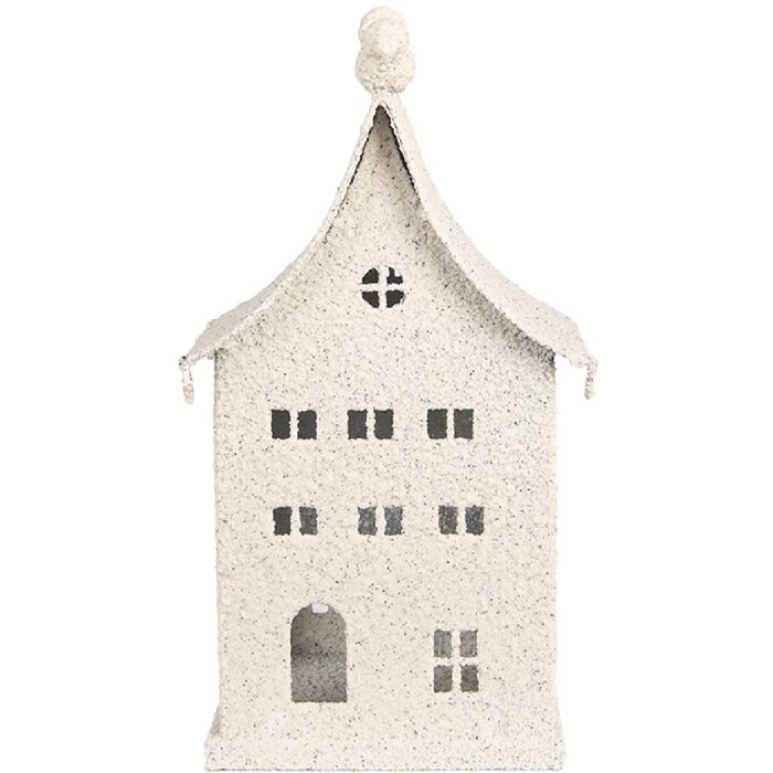 Clayre & Eef 6Y5934 Dekorace Dům 14x15x28 cm Béžová