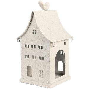Clayre & Eef 6Y5934 Dekorace Dům 14x15x28 cm Béžová