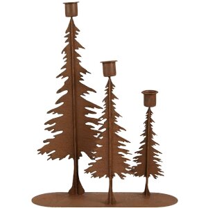Clayre & Eef Svícen 25x9x33 cm – Stojan na svíčky