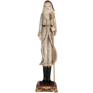 Clayre & Eef Dekorace Santa Claus 10x10x42 cm