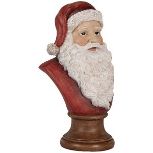 Clayre & Eef 6PR5398 Dekorativní busta Santa Clause 18x12x30 cm