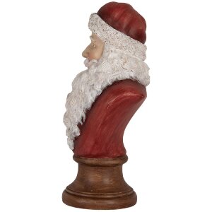Clayre & Eef 6PR5398 Dekorativní busta Santa Clause 18x12x30 cm