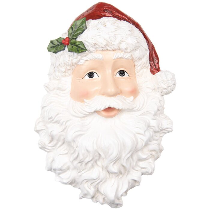 Clayre & Eef Nástěnná dekorace Santa Claus 32x9x45 cm