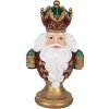 Clayre & Eef 6PR5694 Dekorativní busta Santa Clause s LED 15x10x26 cm
