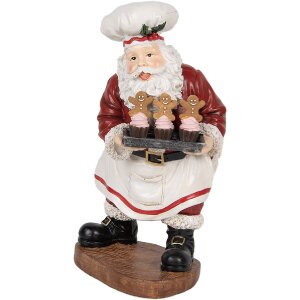 Clayre & Eef Dekorace Santa Claus 17x16x28 cm
