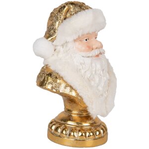 Clayre & Eef 6PR5699 Dekorační busta Santa Claus 23x15x32 cm