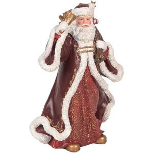 Clayre & Eef Dekorace Santa Claus 15x11x20 cm