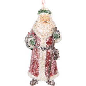 Clayre & Eef 6PR5708 Dekorace Závěs Santy...
