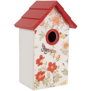 Clayre & Eef Ptačí budka 15x10x22 cm – Venkovský styl