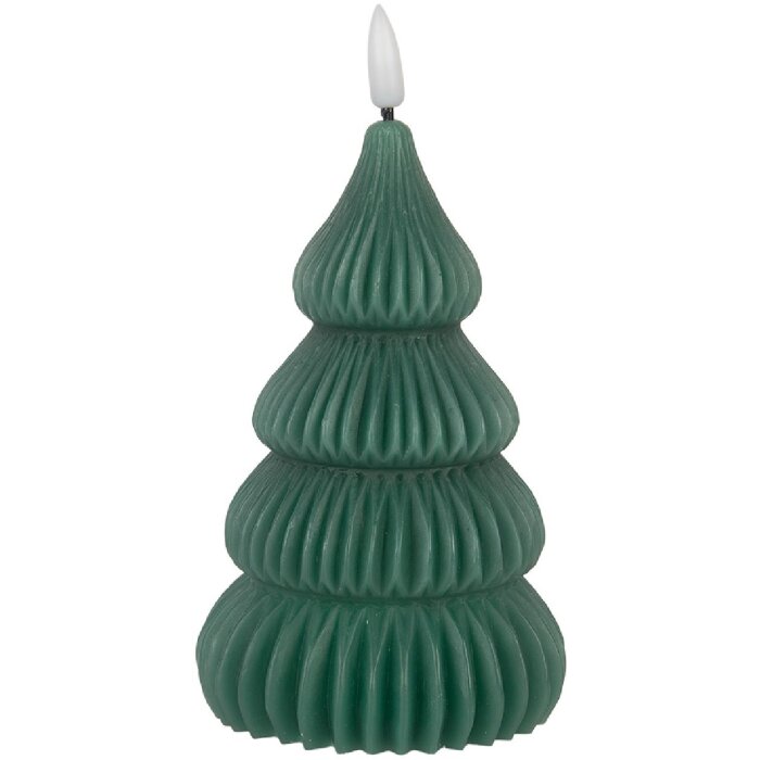Clayre & Eef LED svíčka stromek Ø 8x17 cm / 2xAA