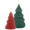 Clayre & Eef LED svíčka stromek Ø 8x17 cm / 2xAA